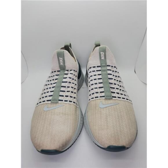 Nike React Phantom Run Flyknit 2 Shoes Womens 11.5 Platinum Tint Running Sneaker - Picture 2 of 8